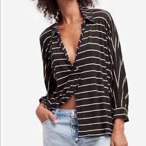 Free People “Can’t Fool Me” Oversized Jacket - Top